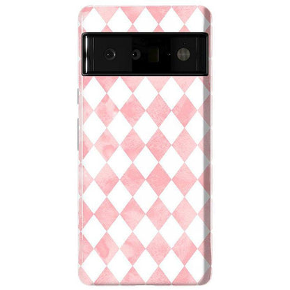 Queen of Diamonds | Pink Watercolor Case