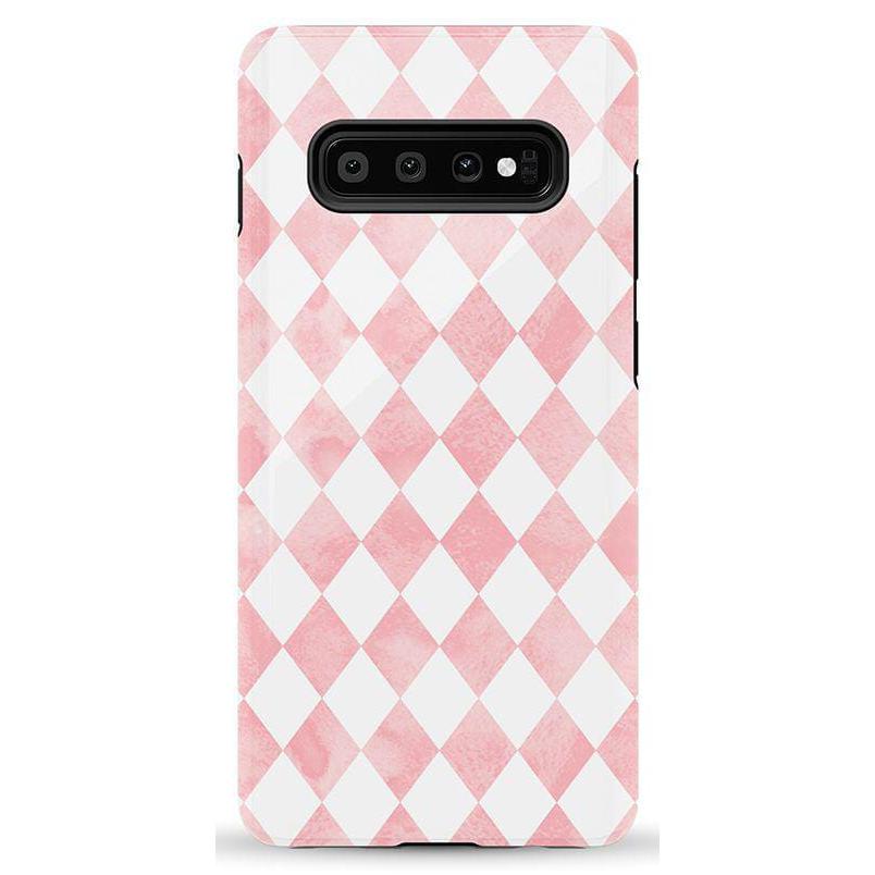 Queen of Diamonds | Pink Watercolor Case