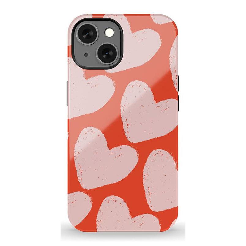 Love You More | Heart Doodle Case