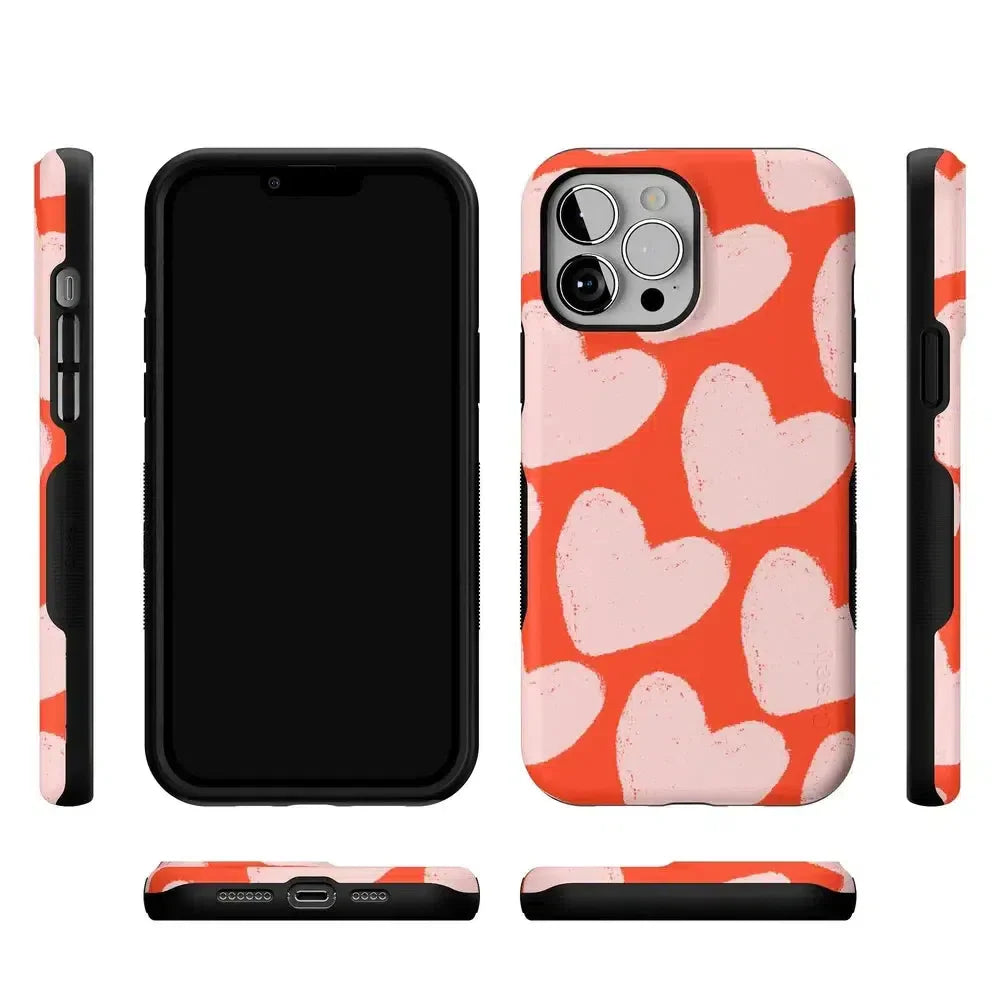 Love You More | Heart Doodle Case