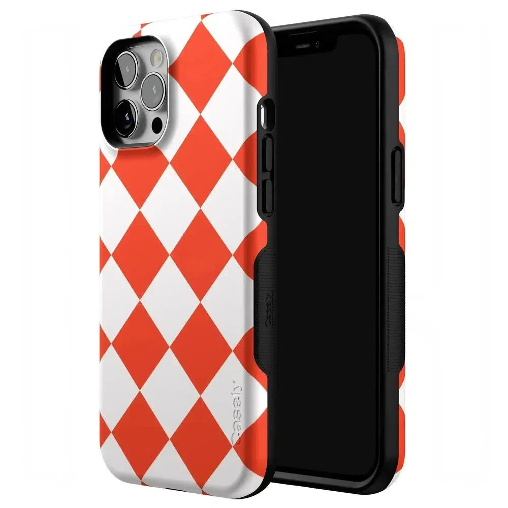 Red Checkerboard | High Contrast Design Case