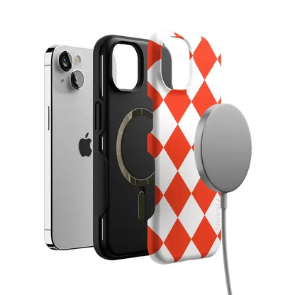 Red Checkerboard | High Contrast Design Case