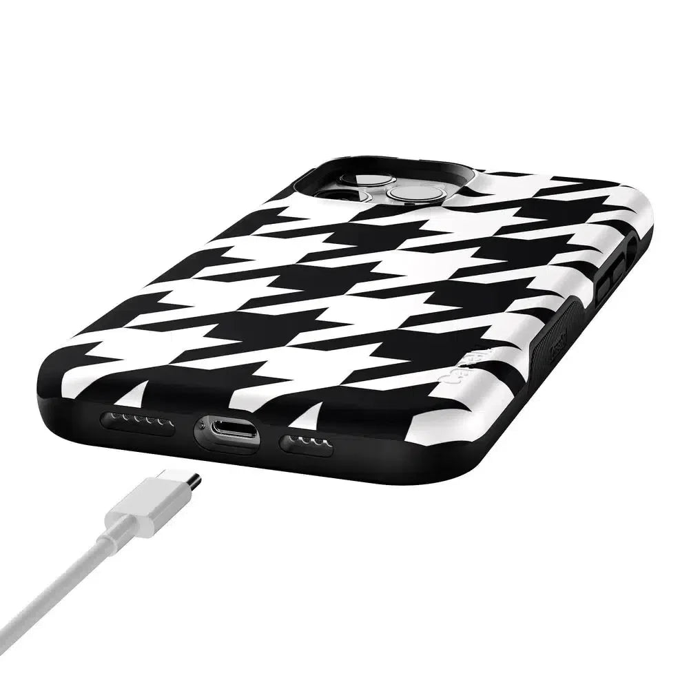 Houndstooth | High Contrast Design Case