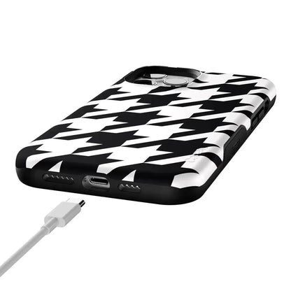 Houndstooth | High Contrast Design Case