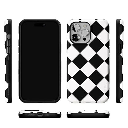 Black Checkerboard | High Contrast Design Case