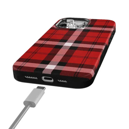 As if! | Red Plaid Case