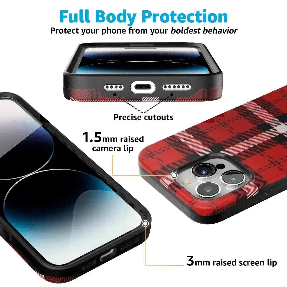 As if! | Red Plaid Case