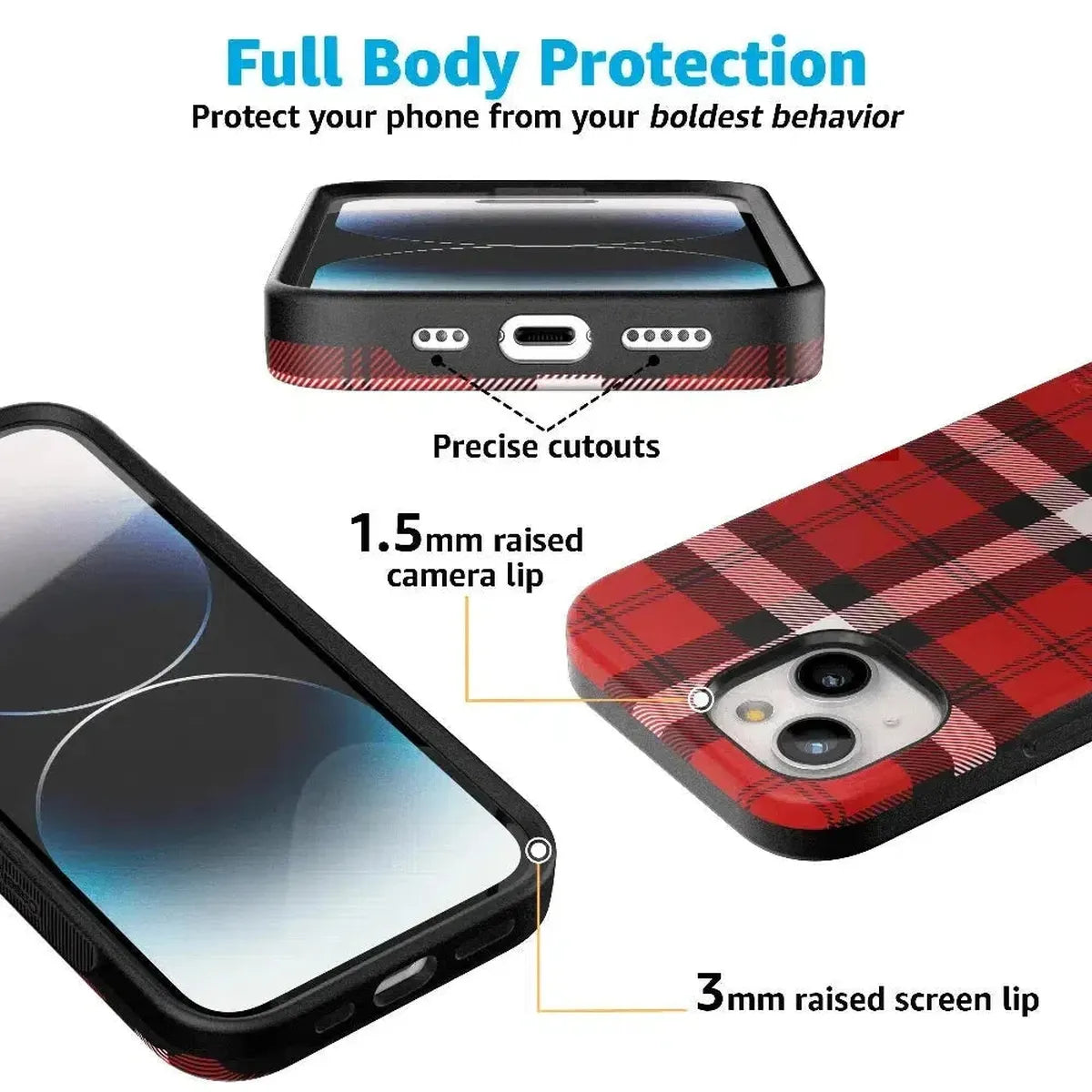 As if! | Red Plaid Case