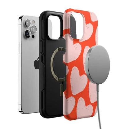 Love You More | Heart Doodle Case