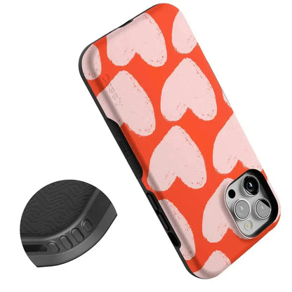 Love You More | Heart Doodle Case