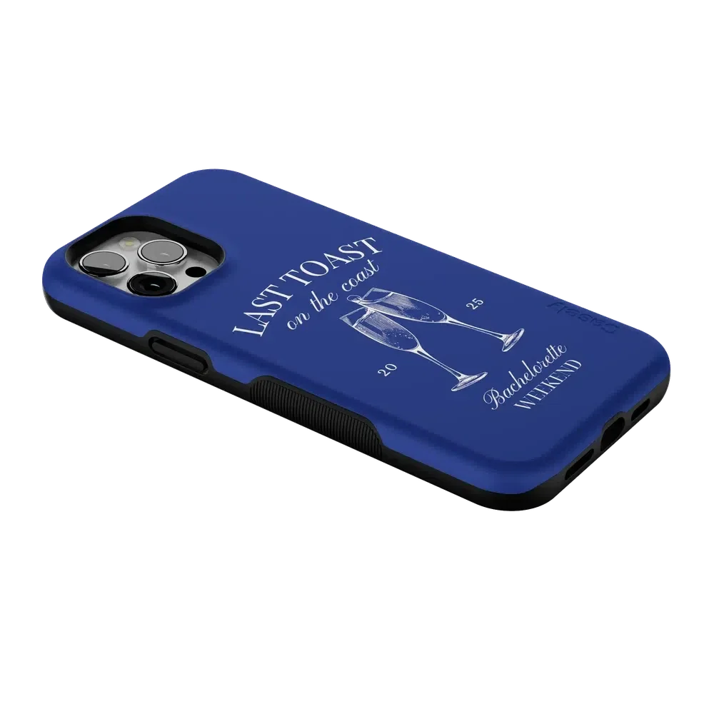 Last Toast | Blue Coastal Bachelorette Case