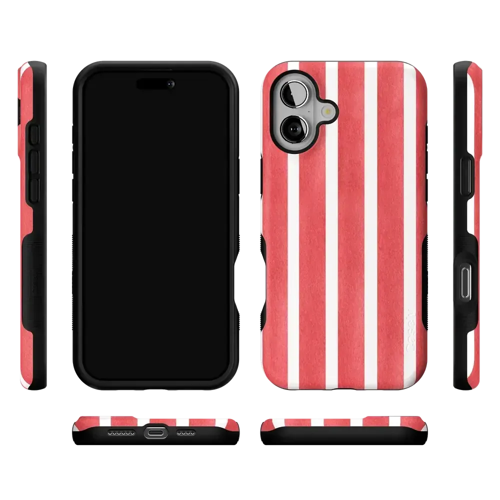East Coast Summer | Red Stripes Case