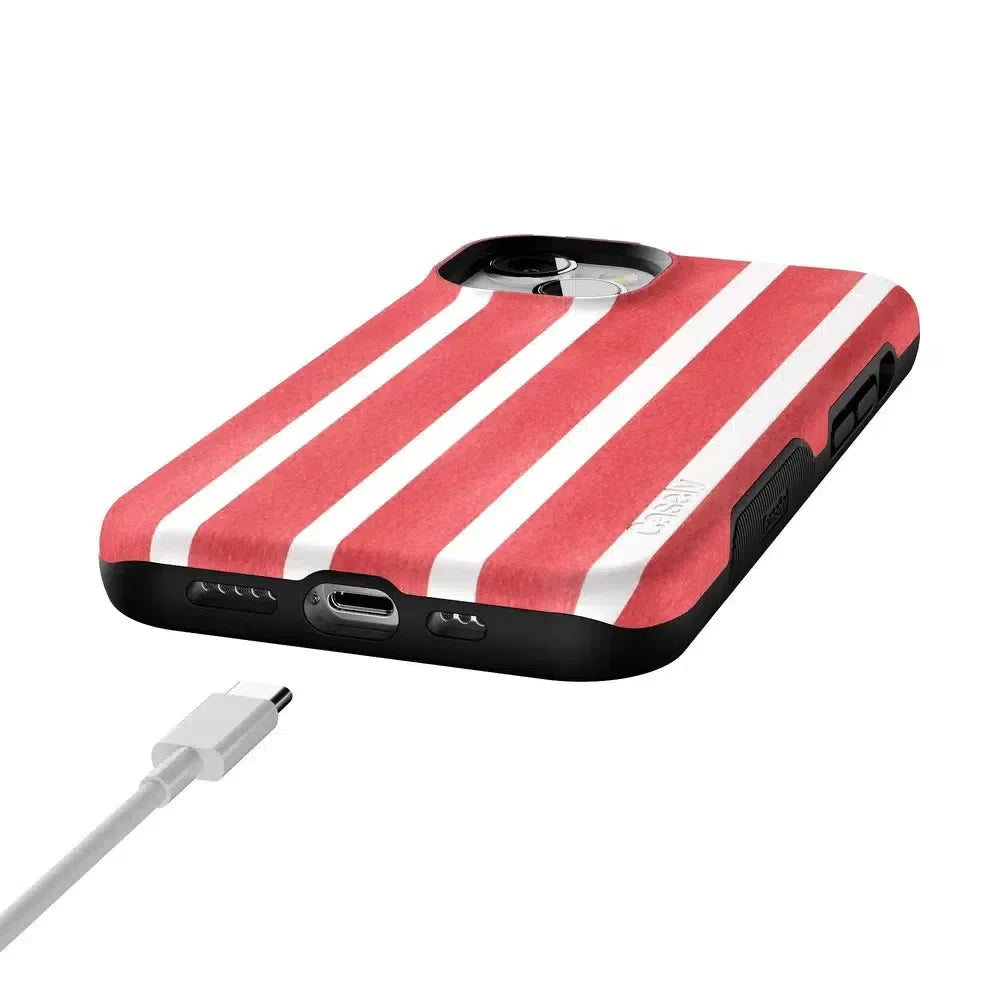 East Coast Summer | Red Stripes Case