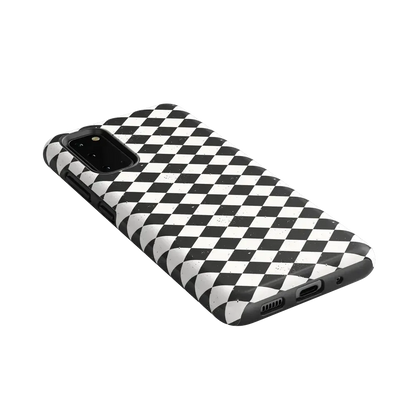 Salem's Hex | Black & White Checkered Case