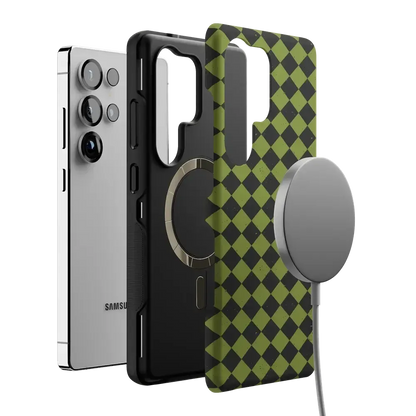 Wicked Hex | Green Checkered Case