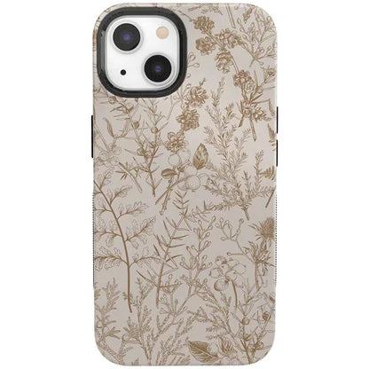 Beige Garden | Neutral Floral Case