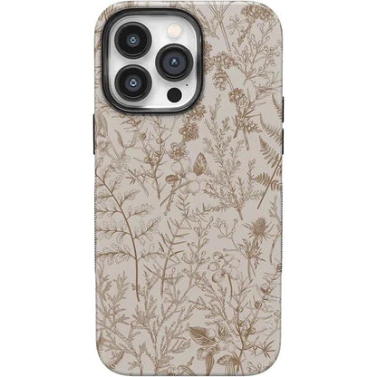 Beige Garden | Neutral Floral Case
