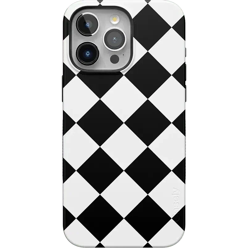 Black Checkerboard | High Contrast Design Case