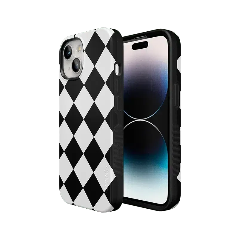 Black Checkerboard | High Contrast Design Case