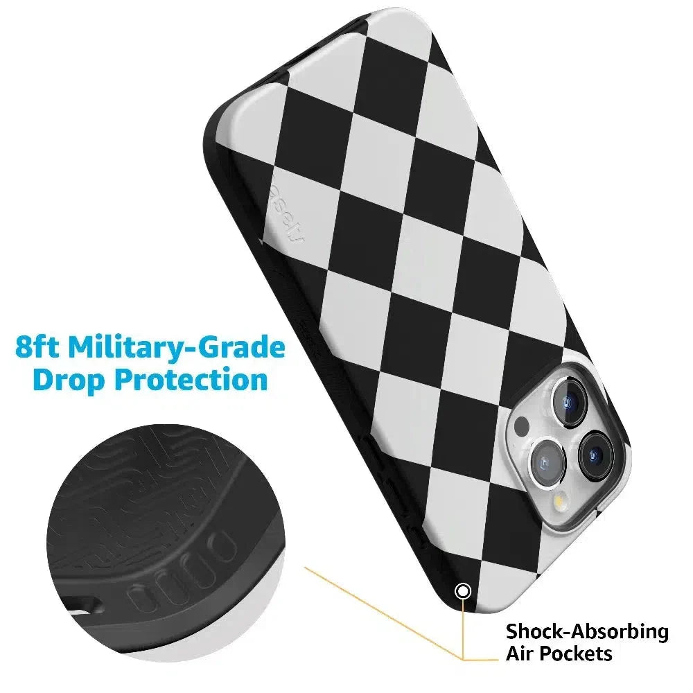 Black Checkerboard | High Contrast Design Case
