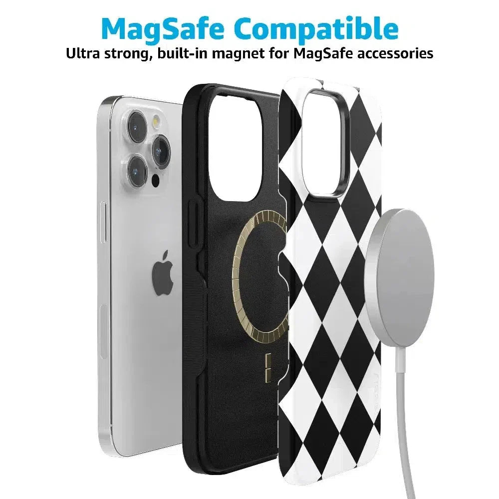 Black Checkerboard | High Contrast Design Case