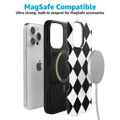 Black Checkerboard | High Contrast Design Case