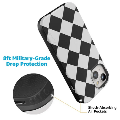 Black Checkerboard | High Contrast Design Case