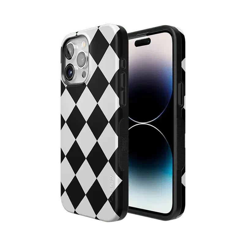 Black Checkerboard | High Contrast Design Case