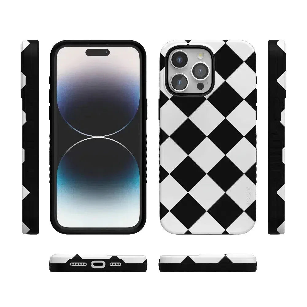 Black Checkerboard | High Contrast Design Case