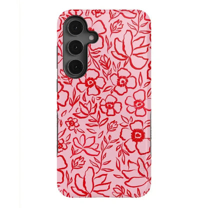 Blush Garden | Floral Doodle Case