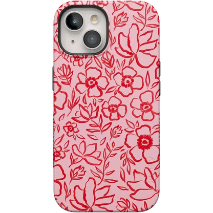 Blush Garden | Floral Doodle Case