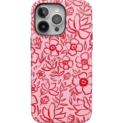 Blush Garden | Floral Doodle Case