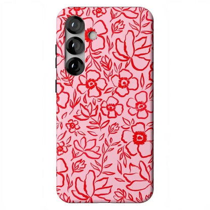 Blush Garden | Floral Doodle Case