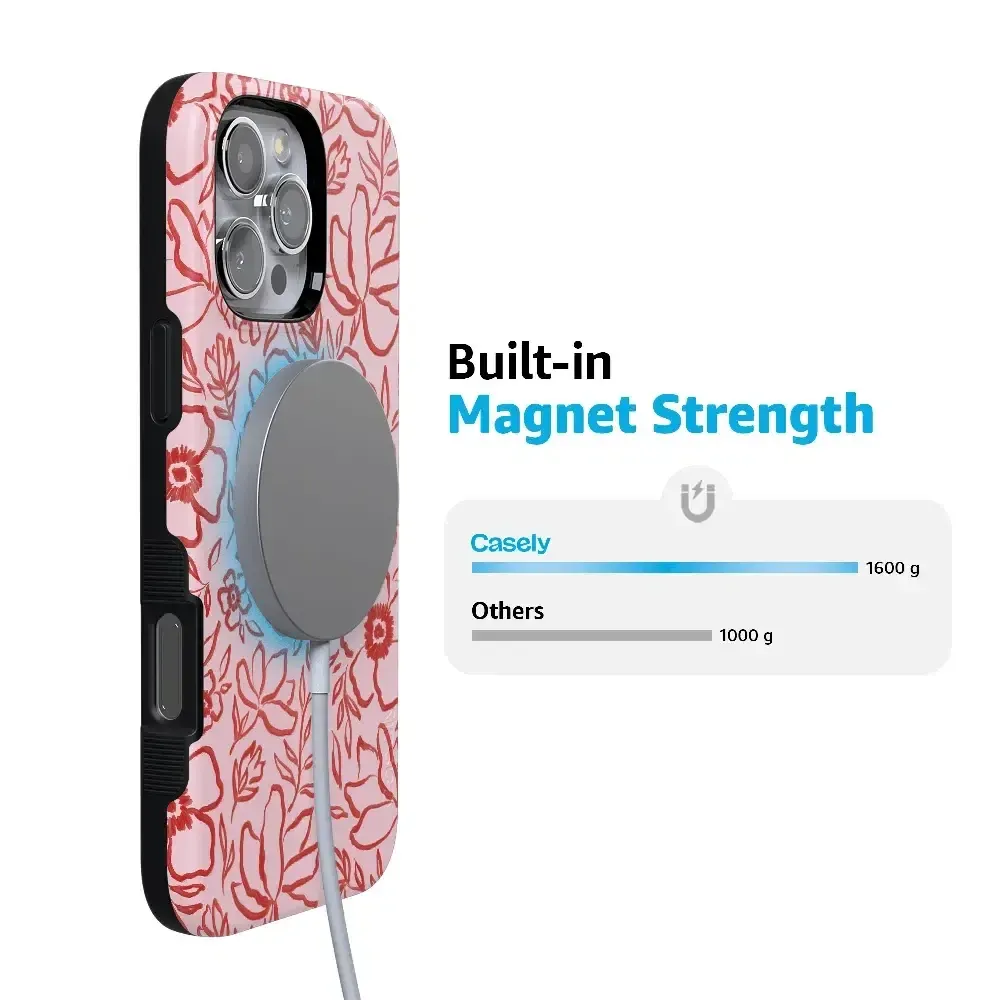 Blush Garden | Floral Doodle Case