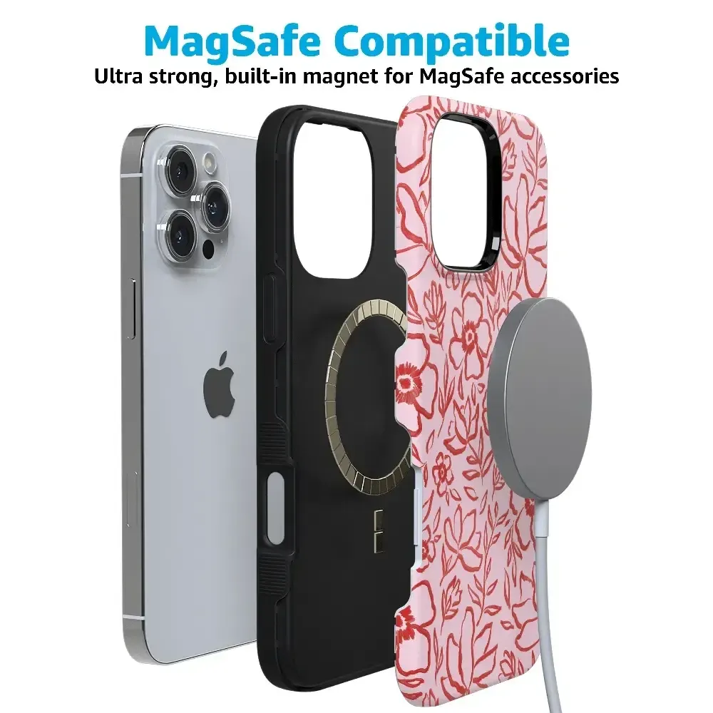 Blush Garden | Floral Doodle Case