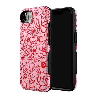 Blush Garden | Floral Doodle Case