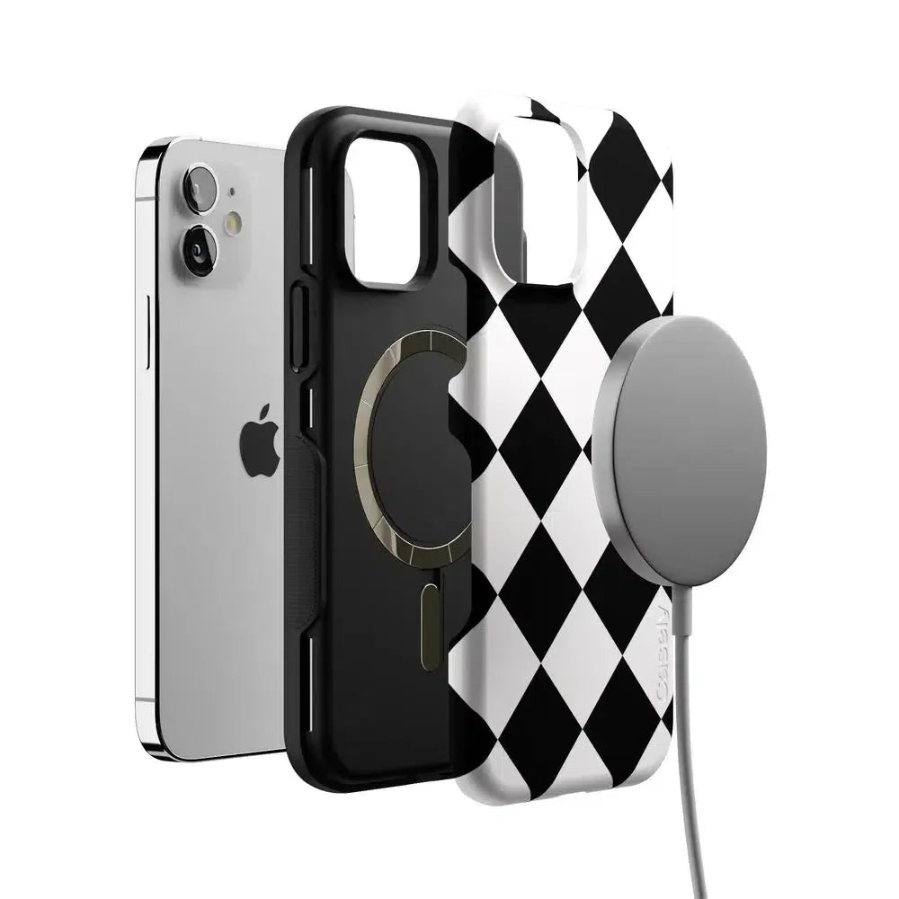 Black Checkerboard | High Contrast Design Case