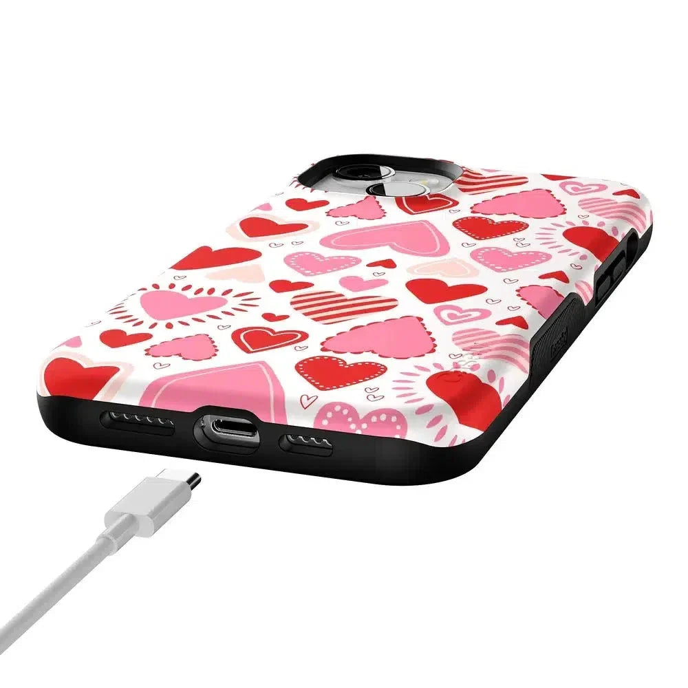 Love Struck | Heart Stickers Case
