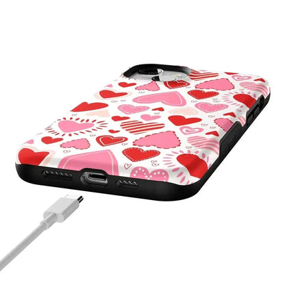 Love Struck | Heart Stickers Case