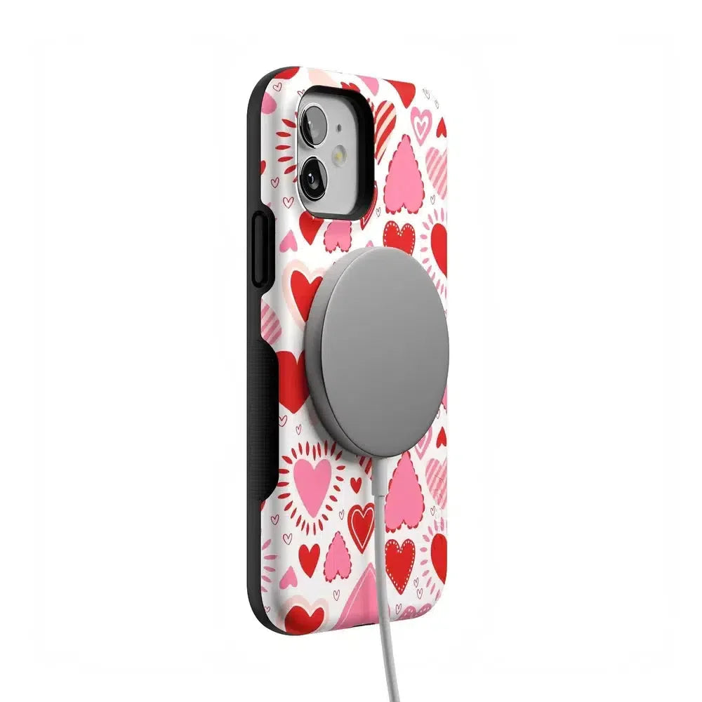 Love Struck | Heart Stickers Case