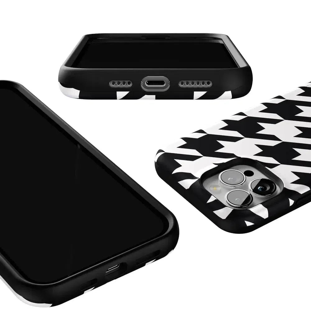 Houndstooth | High Contrast Design Case