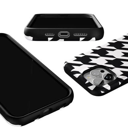 Houndstooth | High Contrast Design Case