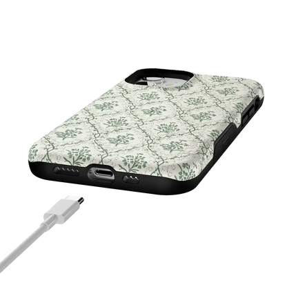 Sage Tapestry | Floral Vines Case