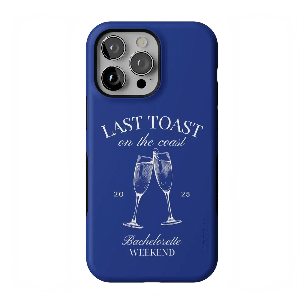 Last Toast | Blue Coastal Bachelorette Case