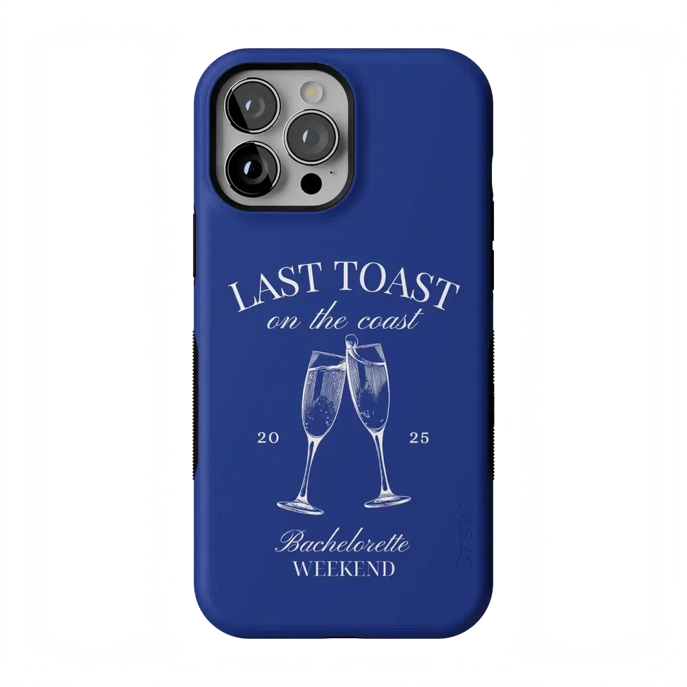 Last Toast | Blue Coastal Bachelorette Case