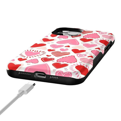 Love Struck | Heart Stickers Case