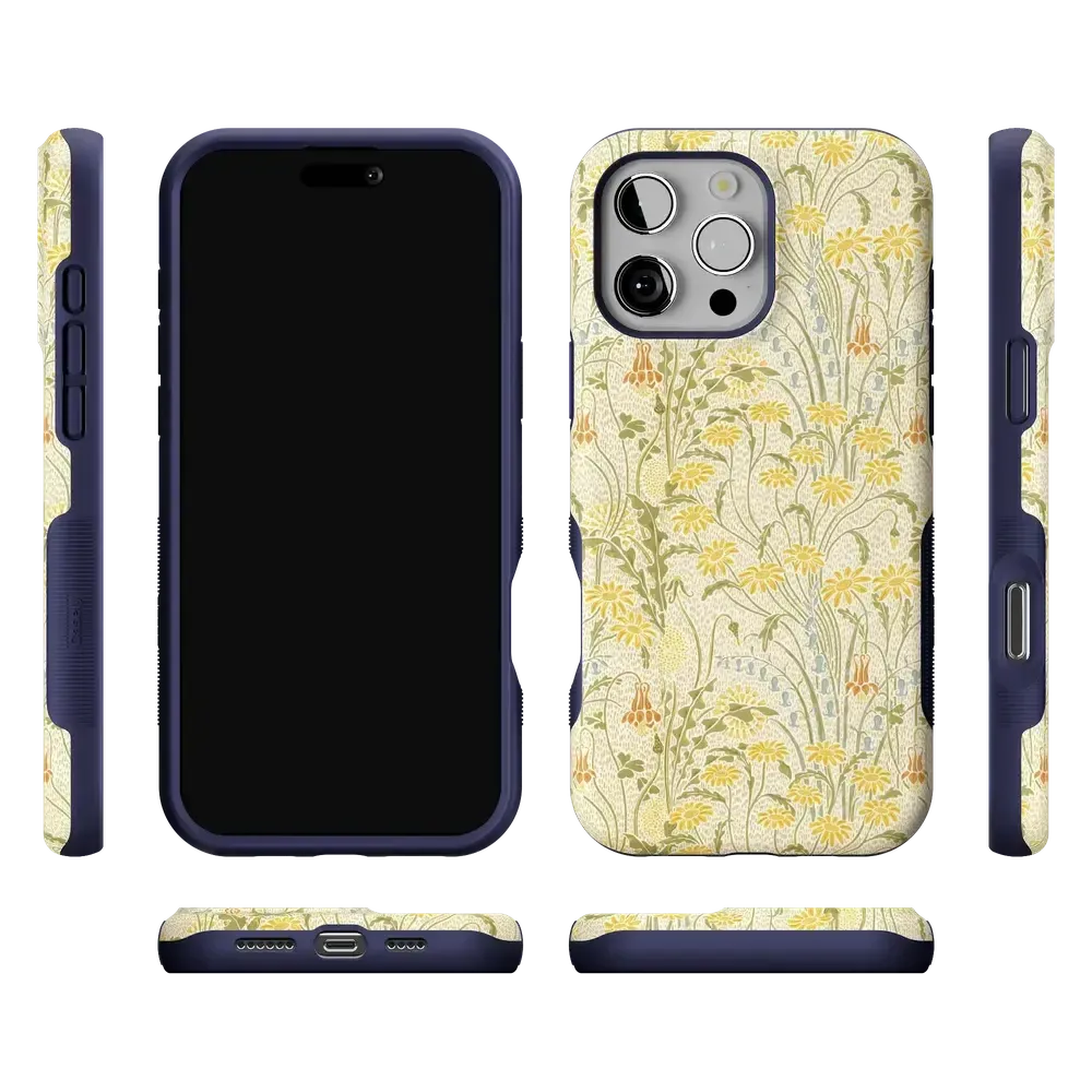 Boho Blooms | Golden Floral Case