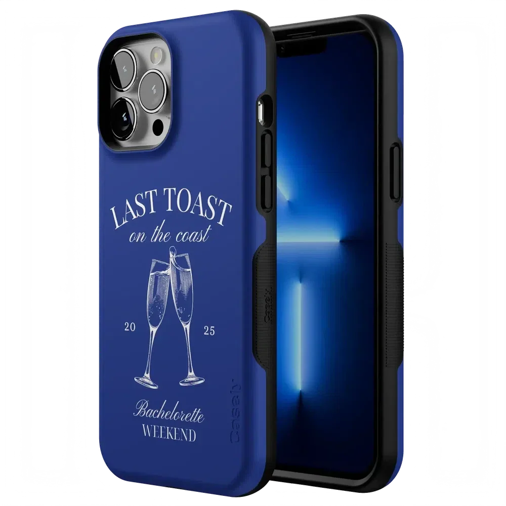 Last Toast | Blue Coastal Bachelorette Case