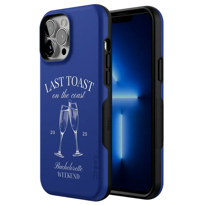 Last Toast | Blue Coastal Bachelorette Case