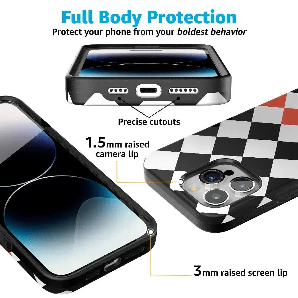 Checkerboard | High Contrast Design Case
